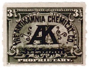 (I.B) US Revenue : Proprietary 3¾c (The Antikamnia Chemical Co)