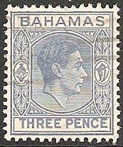 1943 Bahamas Scott 105A King George VI used