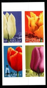 CANADA SG2134/7 2002 50TH CANADIAN TULIP FESTIVAL (EX BOOKLET) MNH