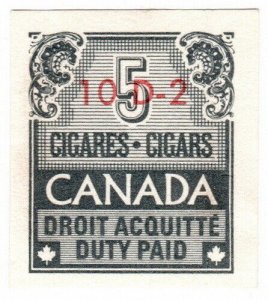 (I.B) Canada Revenue : Cigar Duty Seal (5)