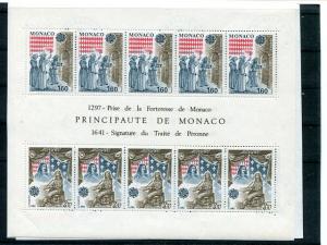 Monaco 1982 Europa mini sheet   Mint VF NH