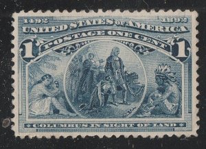 KAPPYSSTAMPS 041718-03 UNITED STATES SCOTT 230 COLOMBIAN MINT NO GUM XF