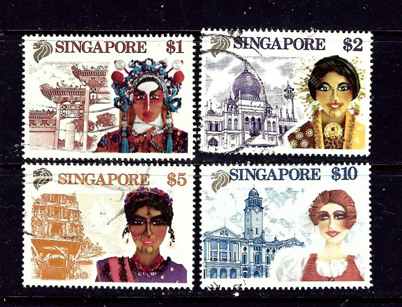 Singapore 580-83 Used 1990 set