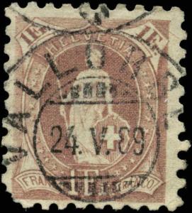 Switzerland Scott #93 Used