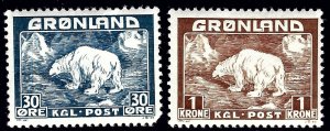 Greenland #7 	 Mint F-VF 1 sh corner... Good Value!