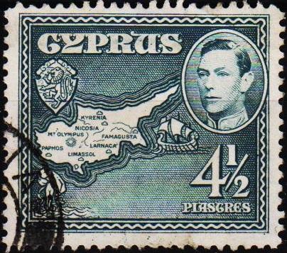 Cyprus. 1938  4 1/2pi S.G.157 Fine Used