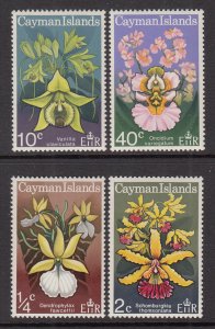 Cayman Islands 287-290 Orchids MNH VF