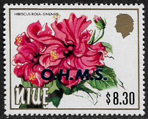 Niue #O18 MNH Stamp - Flowers Official