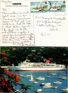 Grenada, Picture Postcards, Ships