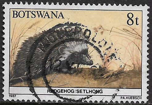 Botswana #410 Used Stamp - Hedgehog - Wild Animals