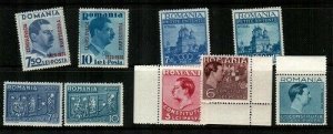 Romania Scott 461-2 // 474 Mint NH sets (CV $33.00)  [TE547]