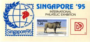 NAMBIA 791 MNH S/S SCV $1.75 BIN $1.25 ANIMALS