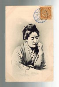 1900s China Real Picture Postcard Cover Chinese  Woman