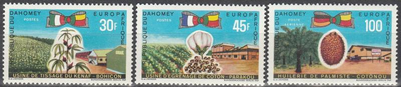 Dahomey #262-3, C105 MNH VF CV $4.50 (SU1929)