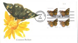 #4001 Common Buckeye Butterfly Plate Edken FDC