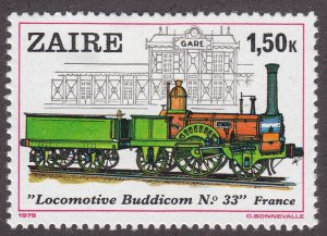 Zaire 936 Buddicom No. 33, 1843 France 1980