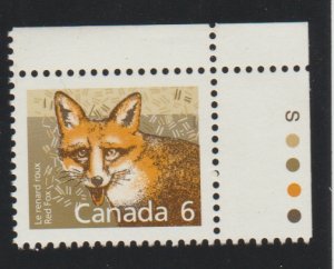 1159 Red fox MNH