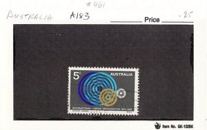 Australia 461 Used Circles 1 1969 (SC0_532)