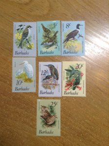 Barbados  # 496-502  MH