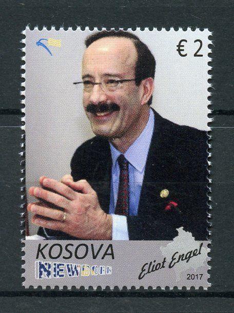 Kosovo 2017 MNH Eliot Engel US Representative 1v Set Politicians Stamps