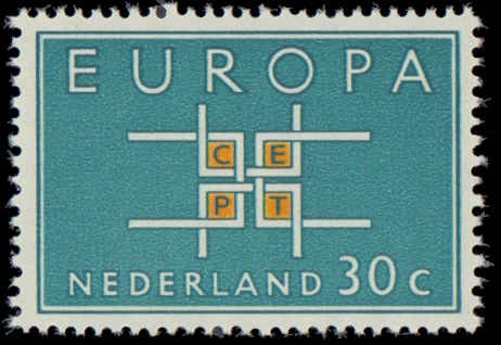 Netherlands #416-417, Complete Set(2), 1963, Europa, Never Hinged