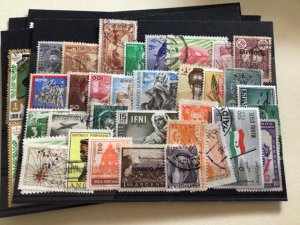 Worldwide mounted mint or used  stamps  cards A5052