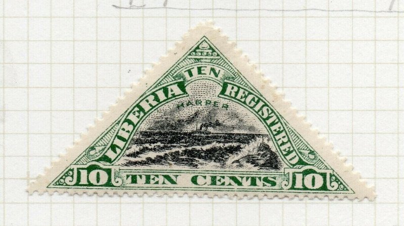 Liberia 1919 Early Issue Fine Mint Hinged 10c. NW-175021