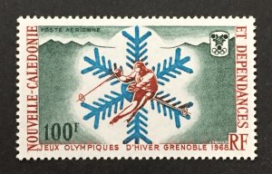 New Caledonia 1967 #c56, Winter Olympics, MNH, CV $18.
