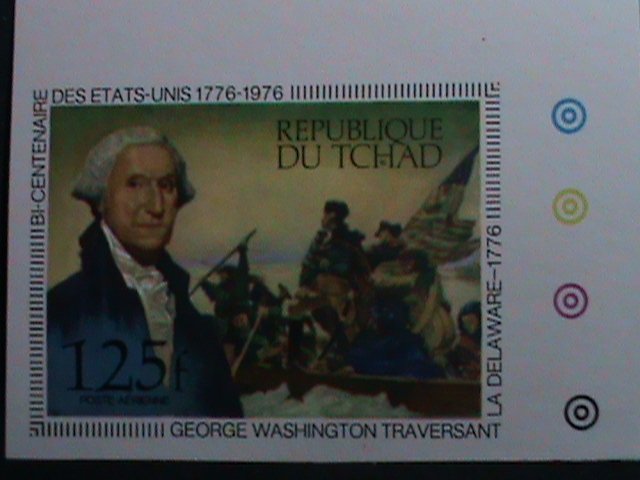 ​CHAD-1976 SC# 181-5-BICENTENARY OF AMERICAN REVOLUTION IMPERF-MNH SET VF RARE