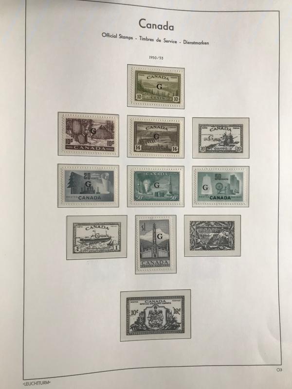 Canada Lighthouse Album Pages with Mint OG/LH Stamps - Pg 60 CV$42