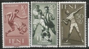 IFNI B43-B45, MNH, ATHLETICS