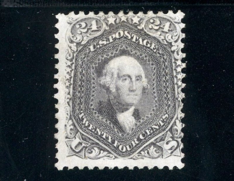 USAstamps Unused FVF US Serie of 1862 Washington Scott 78 NG SCV $950