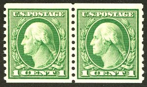 U.S. #452 MINT PAIR OG NH