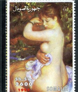 Somalia 1999 Renoir NUDES Paintings 1 value Perforated Mint (NH)