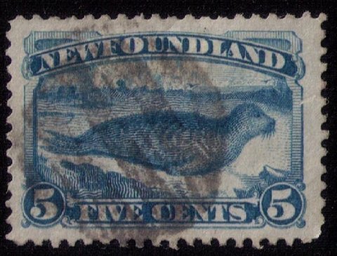 Newfoundland Sc 54 Deep Blue Used F-VF