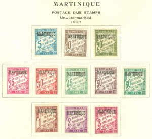 FV: Martinique J15-25 mint CV $64.45