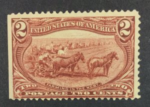 MOMEN: US STAMPS #286 MINT OG H LOT #49778