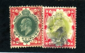 GREAT BRITAIN #138 138A USED FVF Cat $110