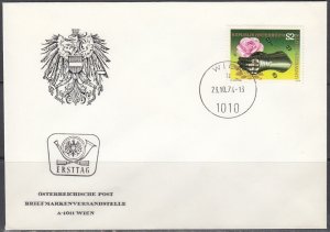 Austria  Scott 1006 FDC - Environmental Protection