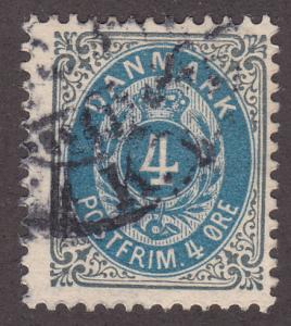 Denmark 26 Numeral Issue 1875