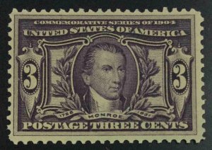 MOMEN: US STAMPS #325 MINT OG NH LOT #74219*