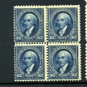 Scott #277 Madison Mint Block of 4: Scarce Multiple!!! (Stock #277-1)