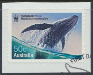 Australia   SC#  2538  SG 2665 Used Whales with fdc  see details & scan