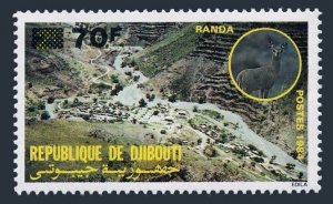 Djibouti 646,MNH.Michel 519. Randa,Klipspringer.New value,1989.