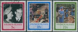 Solomon Islands 1986 SG562-566 QEII Birthday set part FU