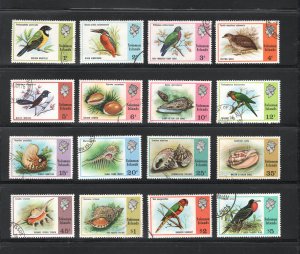 Solomon Islands, Scott #316-331  VF, Used, Complete Set, CV $17.60 ... 5780060