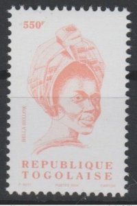 2004 Togo - Mi. 3364 BELLA BELLOW 550 F MNH Common Series-