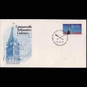 CANADA 1977 - FDC-740 Commonwealth Parl.