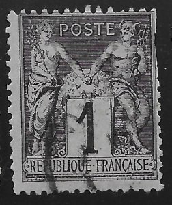 France #86 1c Peace and Commerce