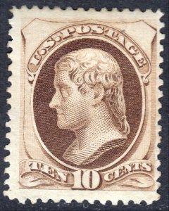 #188 Mint OG, F-VF, Clean, nice color (CV $1800 - ID25238) - Joseph Luft